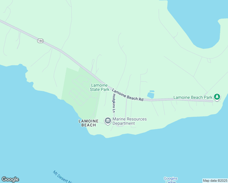 map of restaurants, bars, coffee shops, grocery stores, and more near 679 Lamoine Beach Road in Lamoine