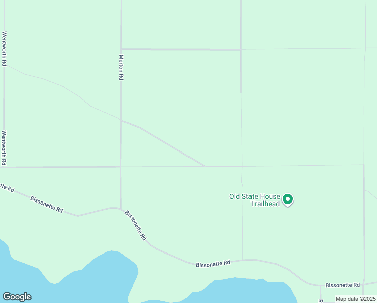 map of restaurants, bars, coffee shops, grocery stores, and more near Unnamed Road in Oscoda charter Township