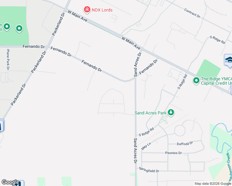 map of restaurants, bars, coffee shops, grocery stores, and more near 1319 Fernando Drive in De Pere