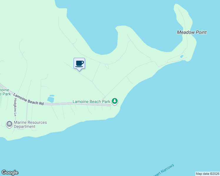 map of restaurants, bars, coffee shops, grocery stores, and more near 53 Bay View Circle in Trenton