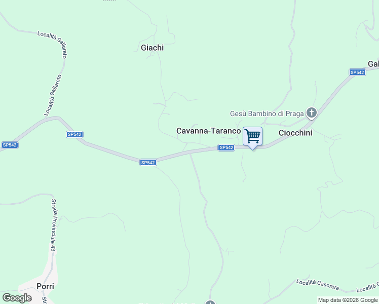 map of restaurants, bars, coffee shops, grocery stores, and more near 23 Località Cavanna in Cavanna-taranco
