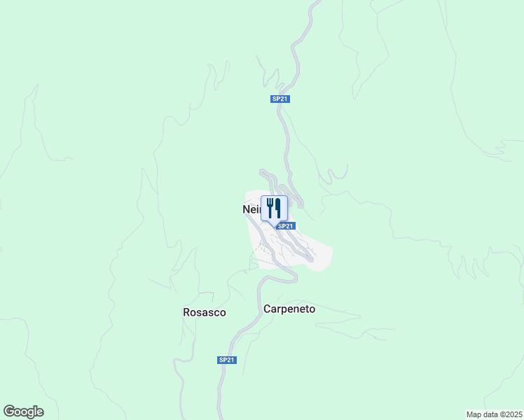 map of restaurants, bars, coffee shops, grocery stores, and more near in Neirone