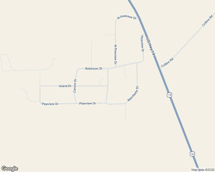 map of restaurants, bars, coffee shops, grocery stores, and more near 60 Pineview Drive in Gillette