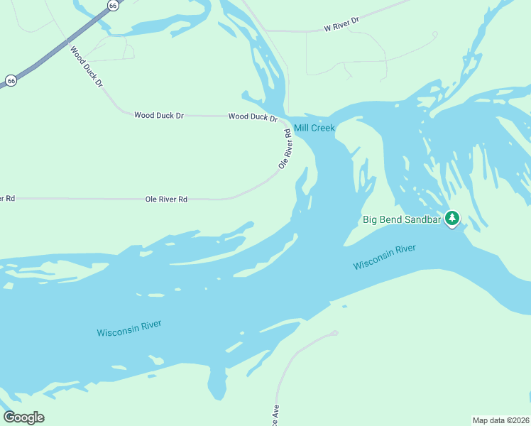 map of restaurants, bars, coffee shops, grocery stores, and more near 1774 Ole River Road in Stevens Point