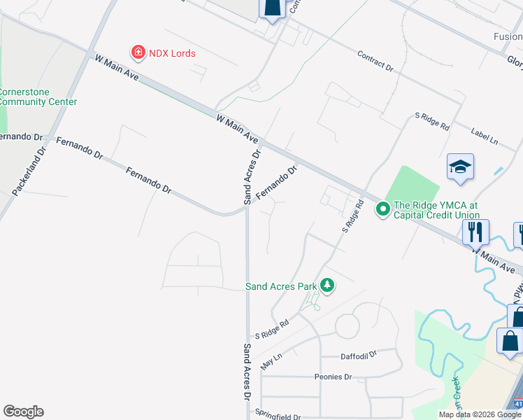 map of restaurants, bars, coffee shops, grocery stores, and more near 1123 Princess Dove Circle Pvt in Ashwaubenon