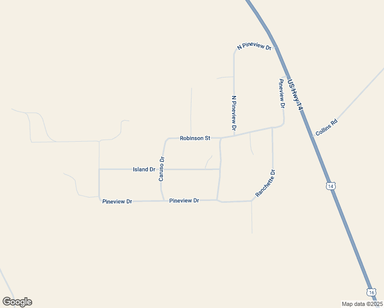 map of restaurants, bars, coffee shops, grocery stores, and more near 21-99 Robinson Street in Gillette