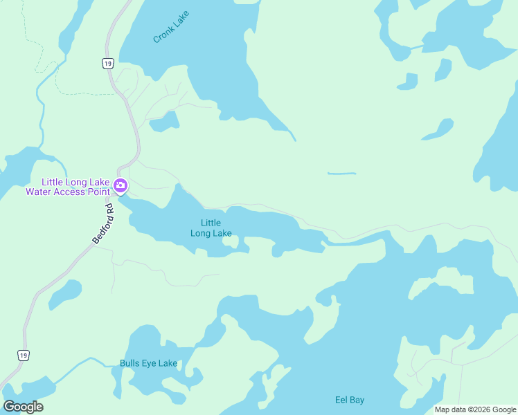 map of restaurants, bars, coffee shops, grocery stores, and more near Little Long Lake Road in Perth Road