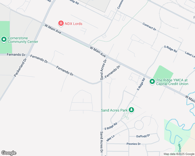 map of restaurants, bars, coffee shops, grocery stores, and more near 3550 Sand Acres Drive in De Pere