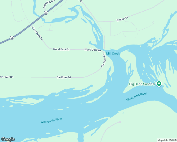map of restaurants, bars, coffee shops, grocery stores, and more near 1774 Ole River Road in Stevens Point