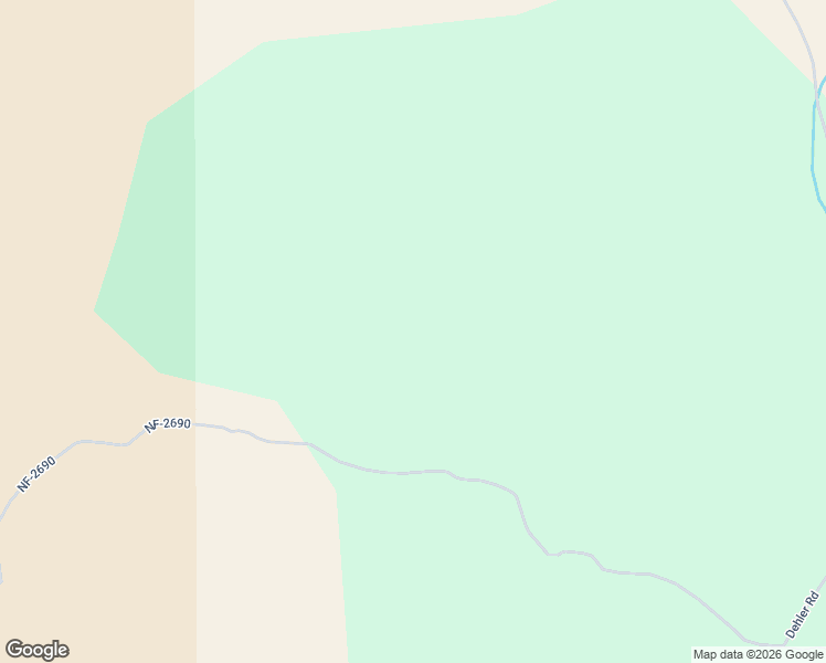map of restaurants, bars, coffee shops, grocery stores, and more near National Forest Development Road 2690 in Prineville