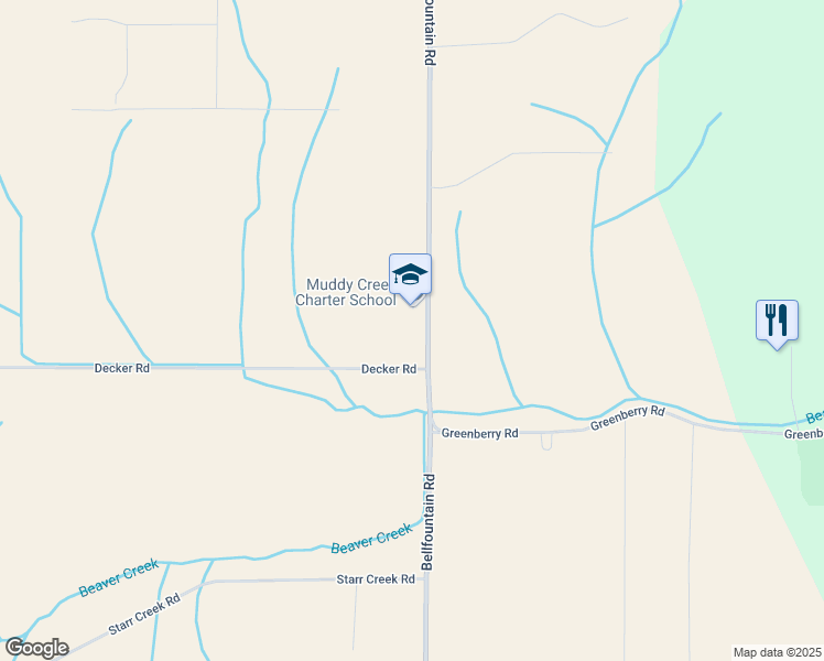 map of restaurants, bars, coffee shops, grocery stores, and more near 30252 Bellfountain Road in Corvallis