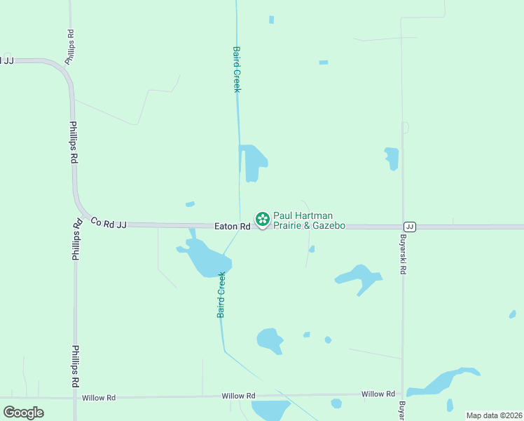 map of restaurants, bars, coffee shops, grocery stores, and more near 4677 Co Road JJ in Green Bay