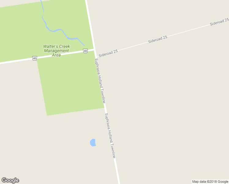 map of restaurants, bars, coffee shops, grocery stores, and more near 636671 Euphrasia Holland Townline in Markdale