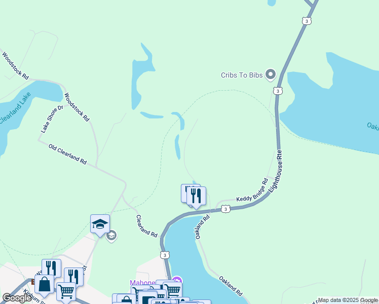 map of restaurants, bars, coffee shops, grocery stores, and more near 112 Janes Road in Mahone Bay