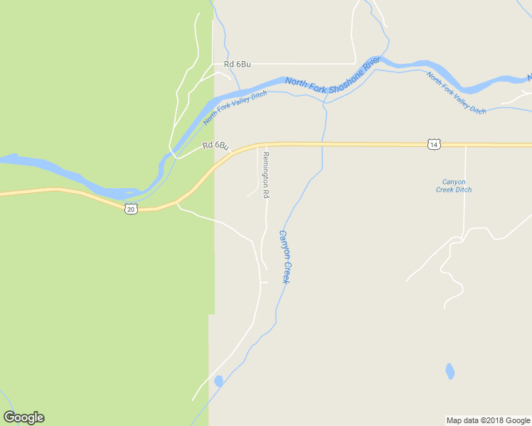 map of restaurants, bars, coffee shops, grocery stores, and more near 95 Remington Road in Cody