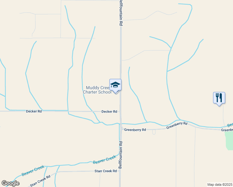 map of restaurants, bars, coffee shops, grocery stores, and more near 30252 Bellfountain Road in Corvallis