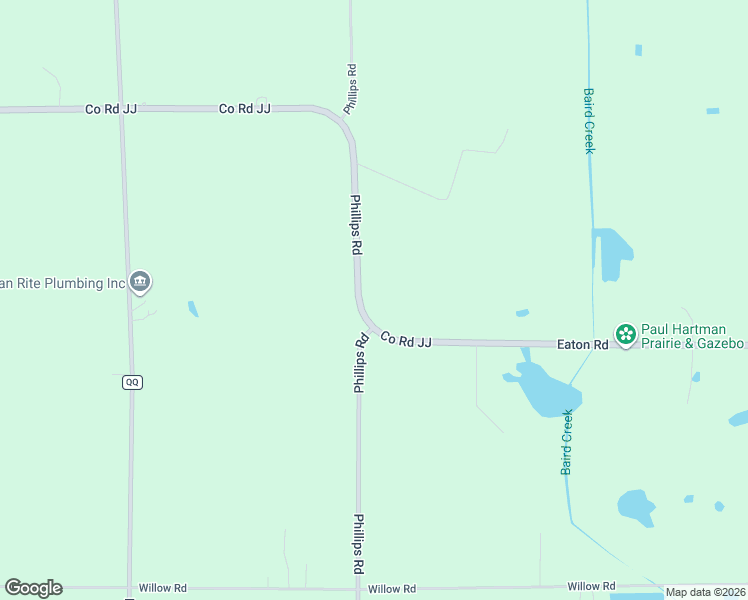 map of restaurants, bars, coffee shops, grocery stores, and more near 4433 CTH JJ in Green Bay