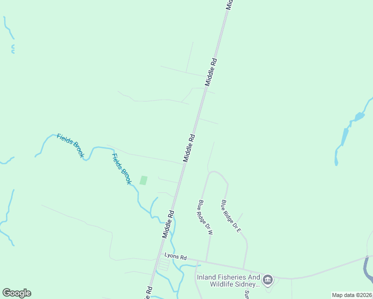 map of restaurants, bars, coffee shops, grocery stores, and more near 3168 Middle Road in Sidney