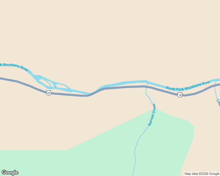 map of restaurants, bars, coffee shops, grocery stores, and more near North Fork Highway in Park County