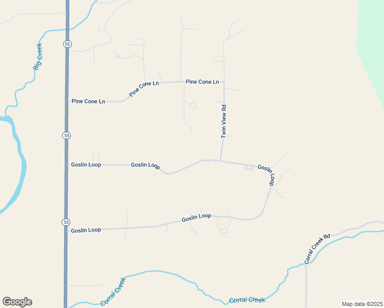 map of restaurants, bars, coffee shops, grocery stores, and more near 60 Goslin Loop in Cascade