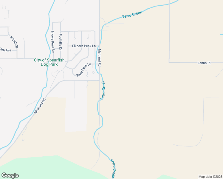map of restaurants, bars, coffee shops, grocery stores, and more near 1620 McDermott Road in Spearfish