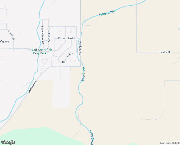 map of restaurants, bars, coffee shops, grocery stores, and more near 1620 McDermott Road in Spearfish