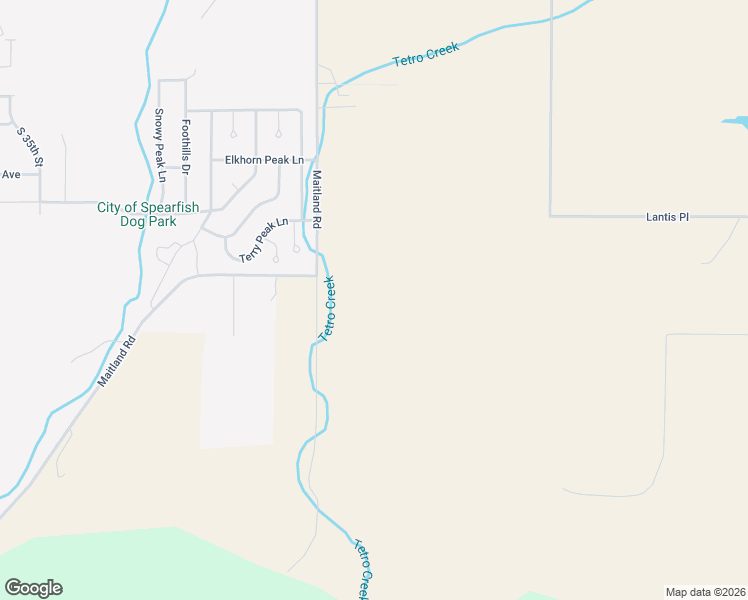 map of restaurants, bars, coffee shops, grocery stores, and more near 1620 McDermott Road in Spearfish