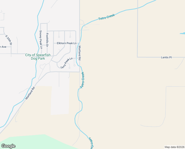 map of restaurants, bars, coffee shops, grocery stores, and more near 1620 McDermott Road in Spearfish