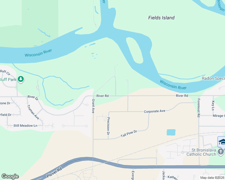 map of restaurants, bars, coffee shops, grocery stores, and more near 2265 Timber View Drive in Plover