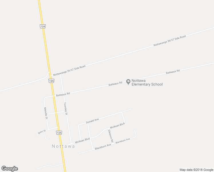 map of restaurants, bars, coffee shops, grocery stores, and more near 56 Batteaux Road in Collingwood