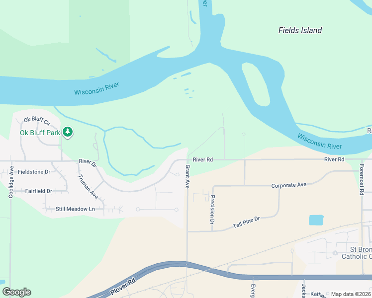 map of restaurants, bars, coffee shops, grocery stores, and more near 2415 Timber Ridge Drive in Plover