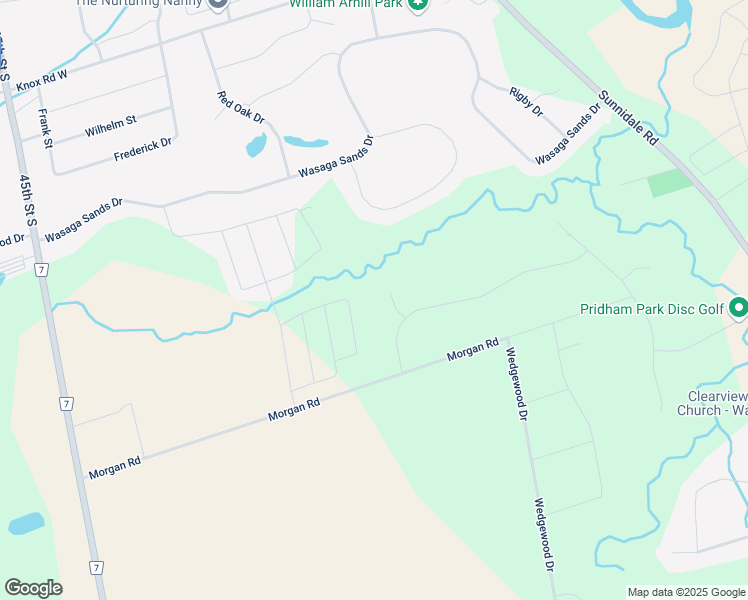 map of restaurants, bars, coffee shops, grocery stores, and more near 5 Dean Court in Wasaga Beach