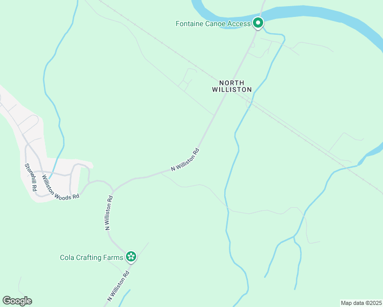 map of restaurants, bars, coffee shops, grocery stores, and more near 2187 North Williston Road in Williston