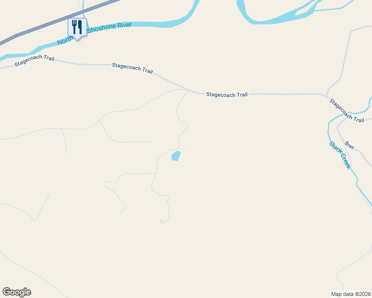 map of restaurants, bars, coffee shops, grocery stores, and more near 24 Hedrick Spring Road in Cody