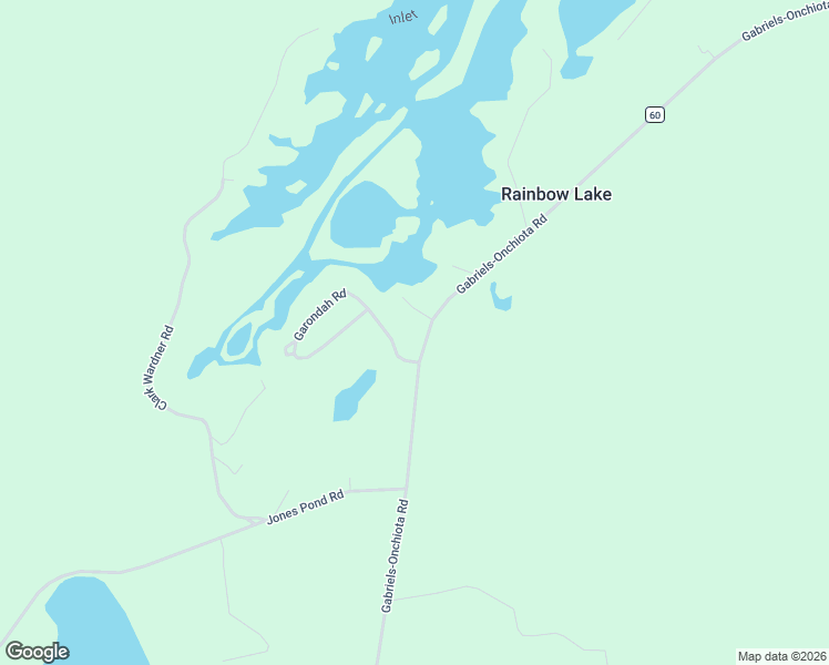 map of restaurants, bars, coffee shops, grocery stores, and more near 473 County Highway 60 in Paul Smiths