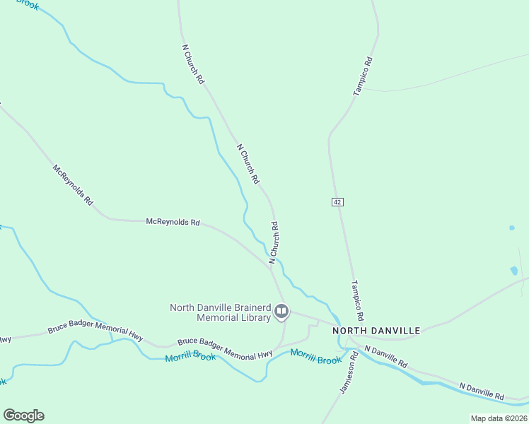 map of restaurants, bars, coffee shops, grocery stores, and more near 167 North Church Road in Danville