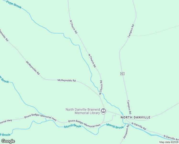 map of restaurants, bars, coffee shops, grocery stores, and more near 167 North Church Road in Danville