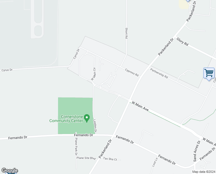 map of restaurants, bars, coffee shops, grocery stores, and more near 1624 West Main Avenue in Ashwaubenon