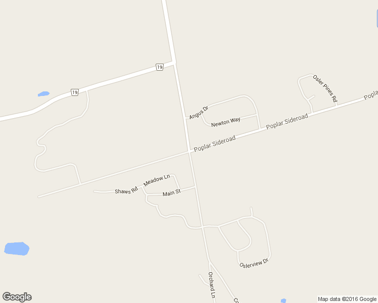 map of restaurants, bars, coffee shops, grocery stores, and more near Collingwood Clearview Townline in The Blue Mountains