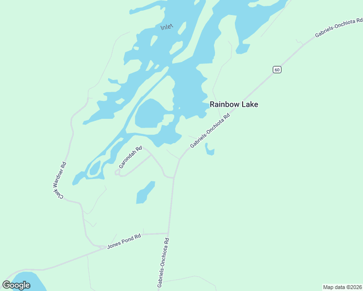 map of restaurants, bars, coffee shops, grocery stores, and more near 473 County Highway 60 in Rainbow Lake