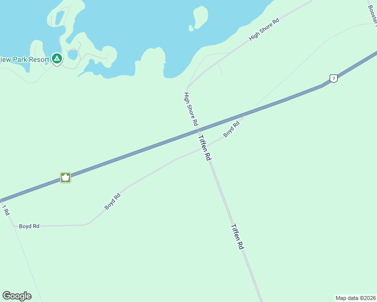 map of restaurants, bars, coffee shops, grocery stores, and more near 92 Boyd Road in Marmora