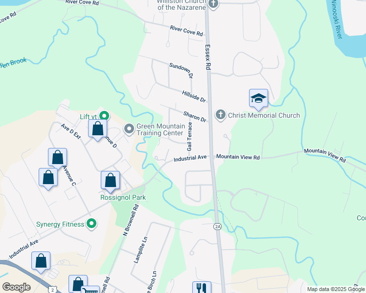 map of restaurants, bars, coffee shops, grocery stores, and more near 4 Pamela Court in Williston