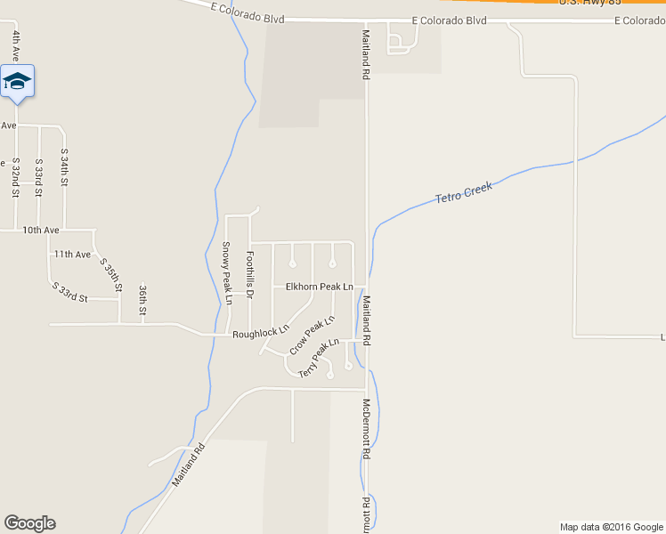 map of restaurants, bars, coffee shops, grocery stores, and more near Spearfish Mount Court in Spearfish