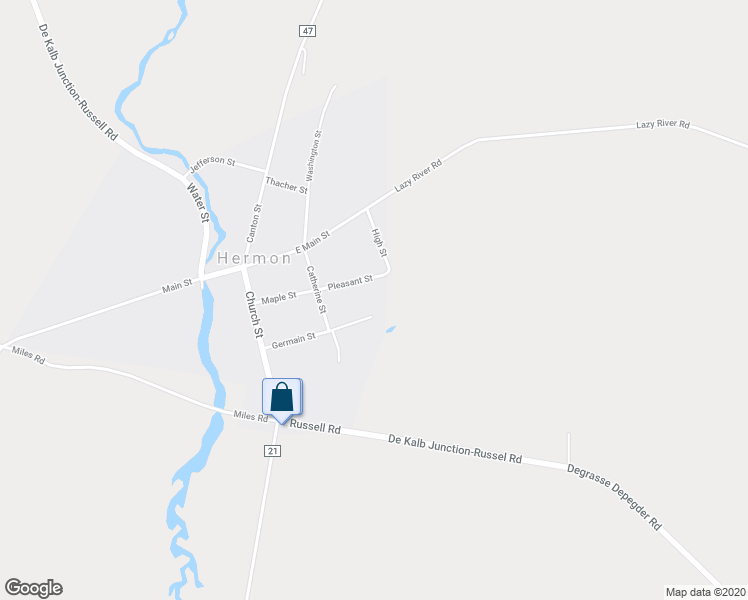 map of restaurants, bars, coffee shops, grocery stores, and more near 115 Germain Street in Hermon