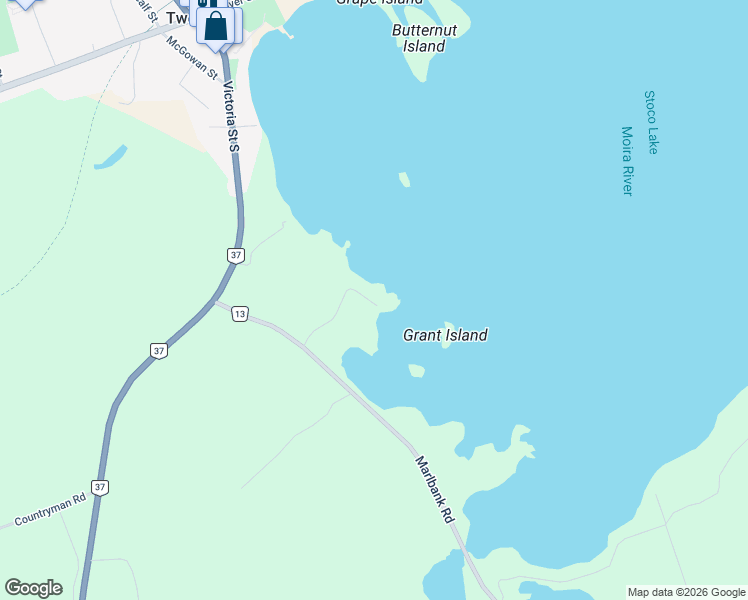 map of restaurants, bars, coffee shops, grocery stores, and more near 53 Houston Lane in Tweed