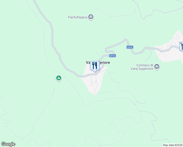 map of restaurants, bars, coffee shops, grocery stores, and more near 23 Via Vara Inferiore in Vara Inferiore