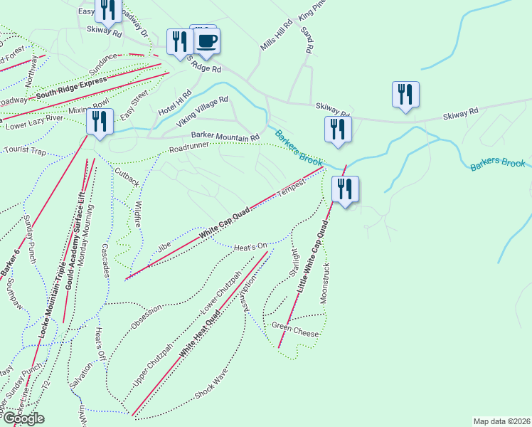 map of restaurants, bars, coffee shops, grocery stores, and more near 13 Tightwire Road in Newry
