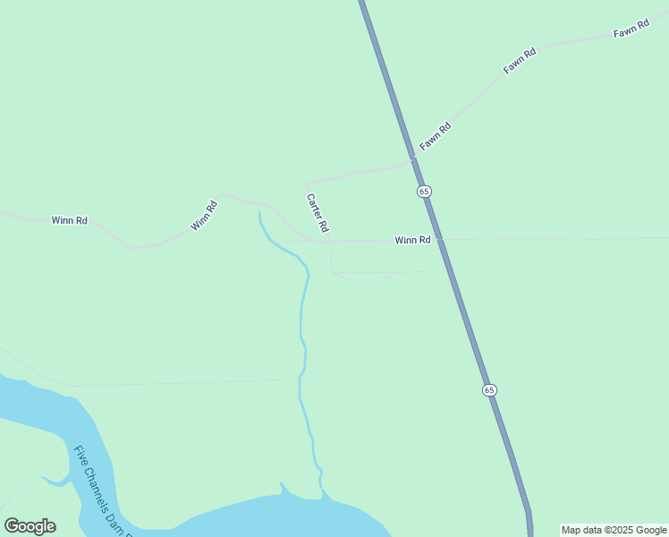 map of restaurants, bars, coffee shops, grocery stores, and more near 3755 Rosemary Lane in Glennie