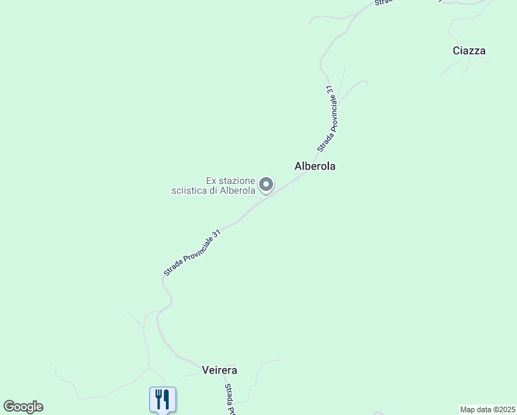 map of restaurants, bars, coffee shops, grocery stores, and more near 12 Strada Provinciale 31 in Provincia di Savona