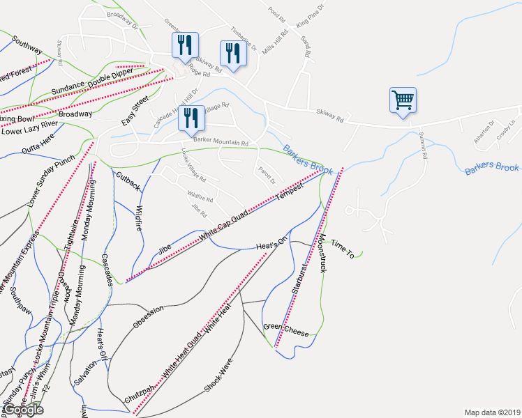 map of restaurants, bars, coffee shops, grocery stores, and more near 13 Tightwire Road in Newry